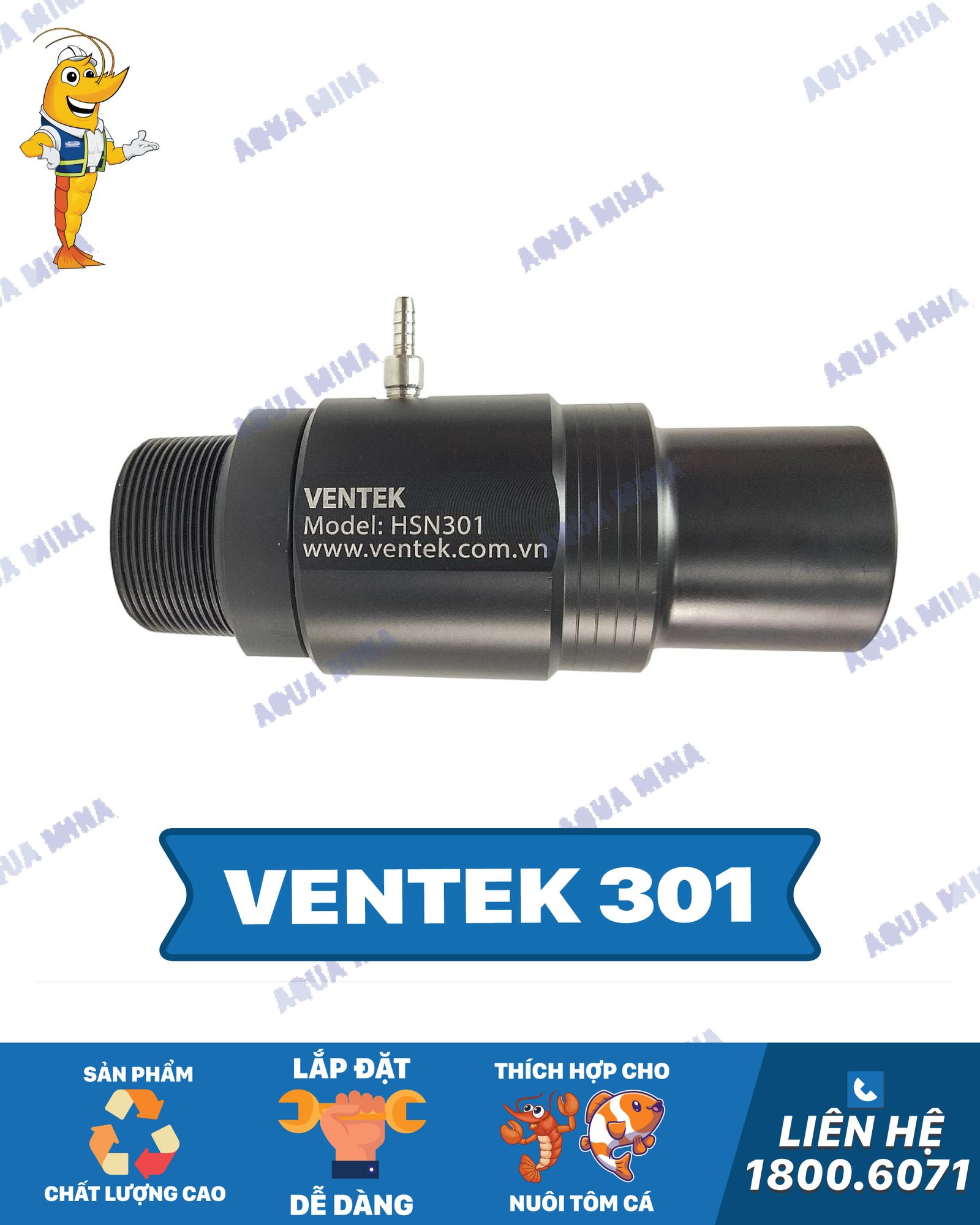 VENTEK-301-Đầu-phun-vi-bọt-aqua-mina VENTEK-301-Đầu-phun-vi-bọt-aqua-mina