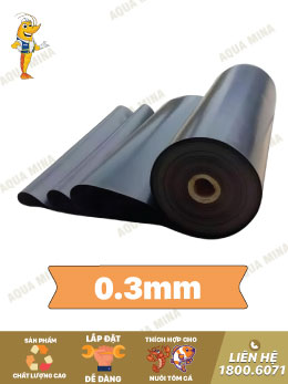 Bạt Hdpe Dày 0.3mm Aqua Mina