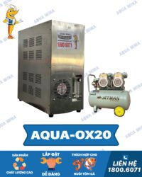 Máy tạo oxy 20 lít/phút | AQUA-OX20 (kèm máy nén khí 4HP)