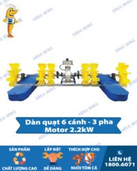 Dàn quạt biến tần oxy inox 304 motor 2.2kw 6 cánh | Điện 3 pha