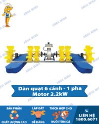 Dàn quạt biến tần oxy inox 304 motor 2.2kw 6 cánh | Điện 1 pha